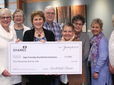 Age-friendly Northfield receives $5,000 grant from Northfield Shares!